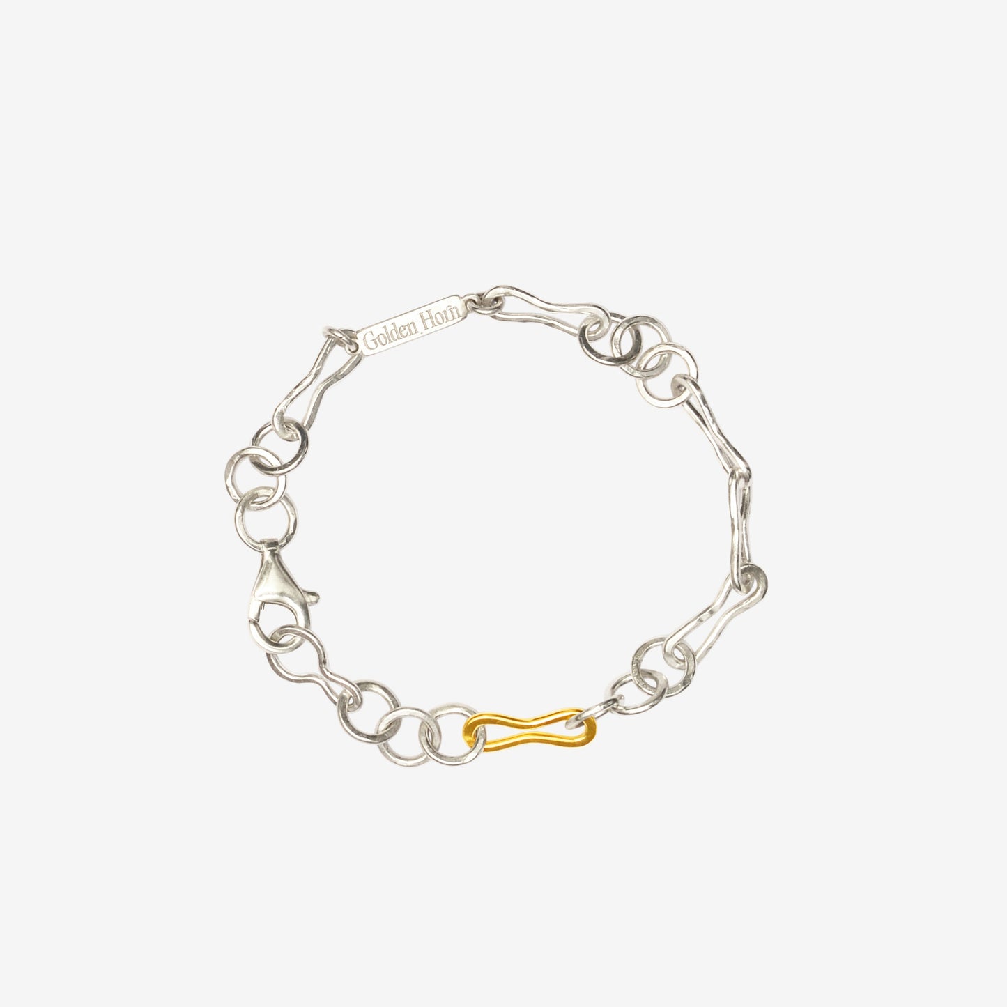 Bicolour Golden Horn Chain Bracelet - Golden Horn