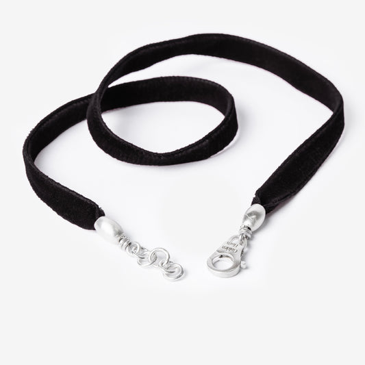 Black Velvet Choker Necklace-Golden Horn Jewellery