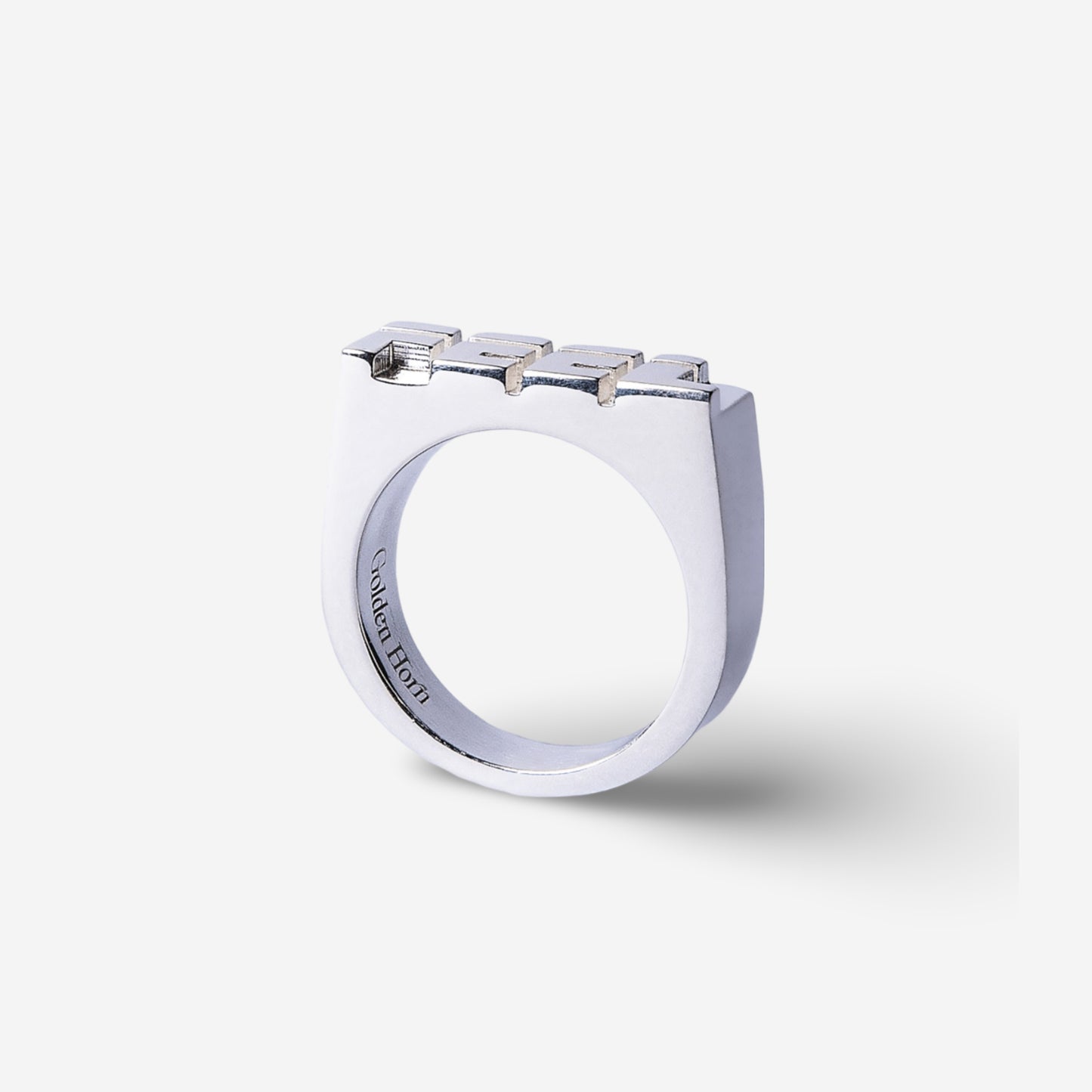 Feel Motto Manifesto Ring-Golden Horn Jewellery