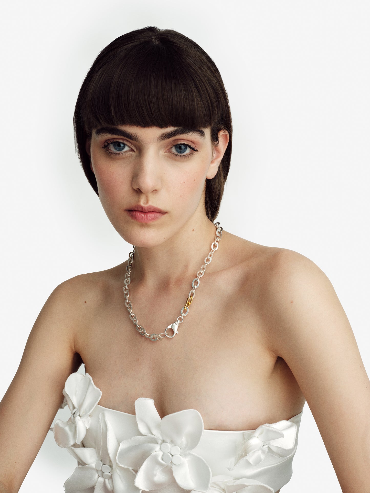 Sister Chunky Chain Necklace - Golden Horn