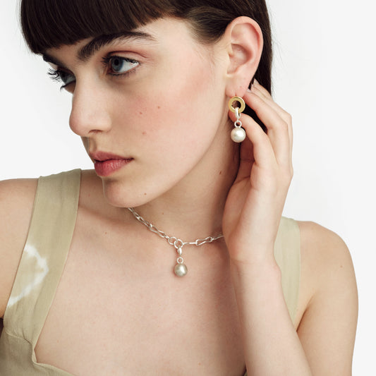 Golden Horn Bicolour Chain Necklace - Golden Horn