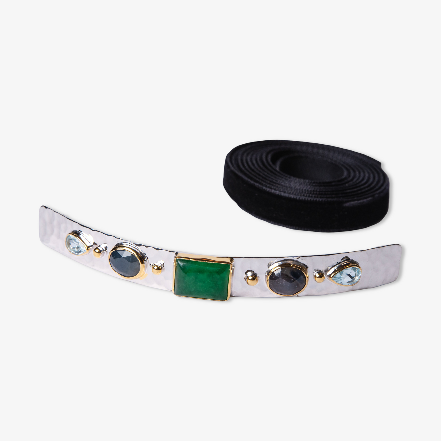 Helen Jade Gemstones Choker-Golden Horn Jewellery