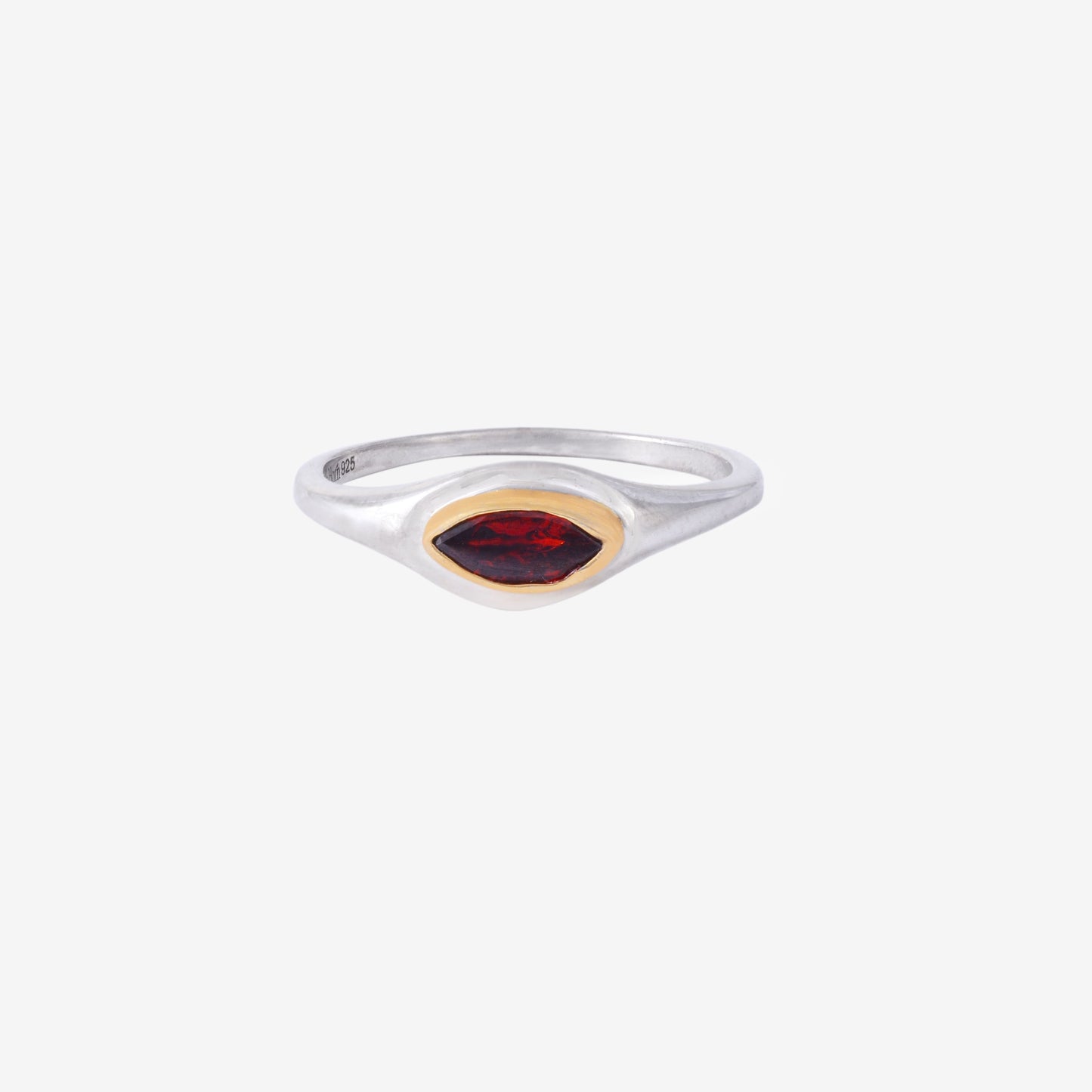 January Birthstone Ring Garnet