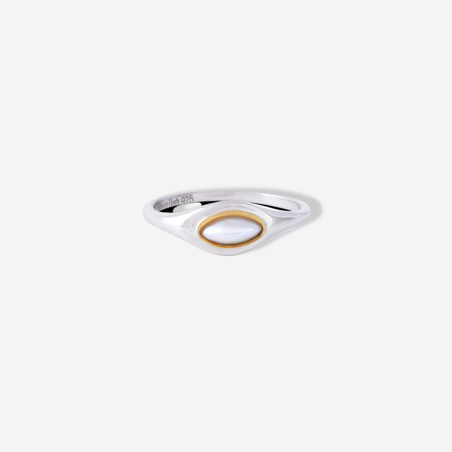 June Pearl Birthstone Ring-Glden Horn Jewellery