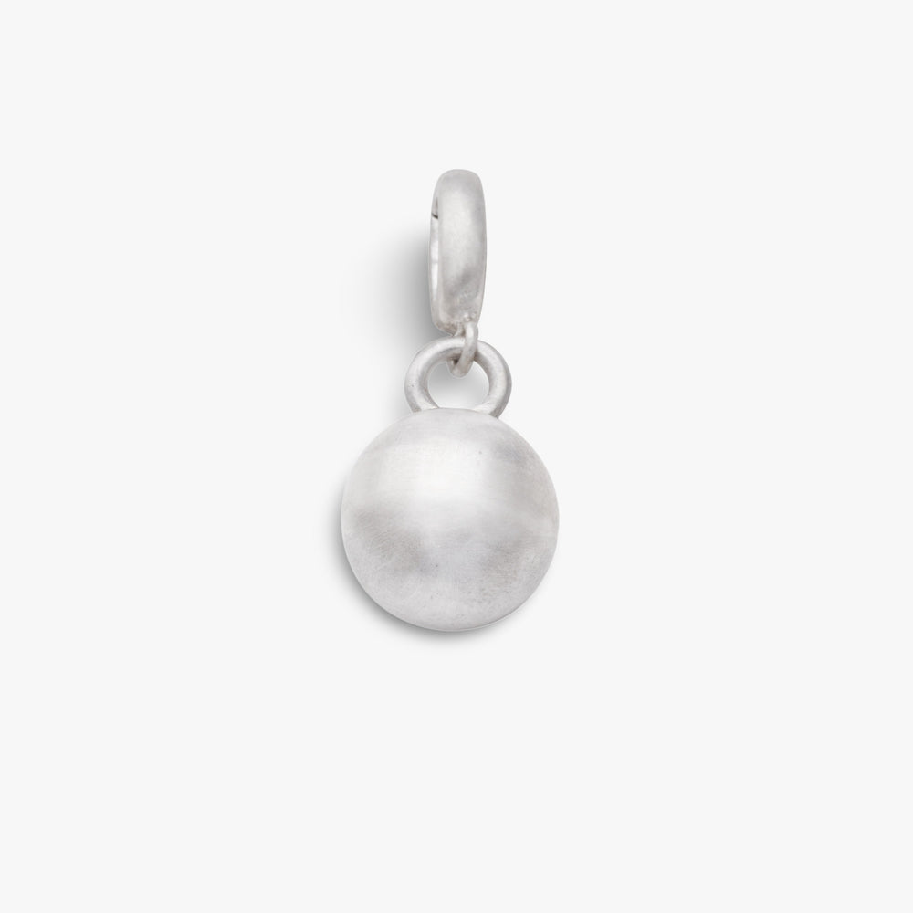 Mini Silver Bud Clip-On Pendant - Golden Horn