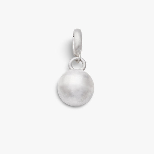 Mini Silver Bud Clip-On Pendant - Golden Horn