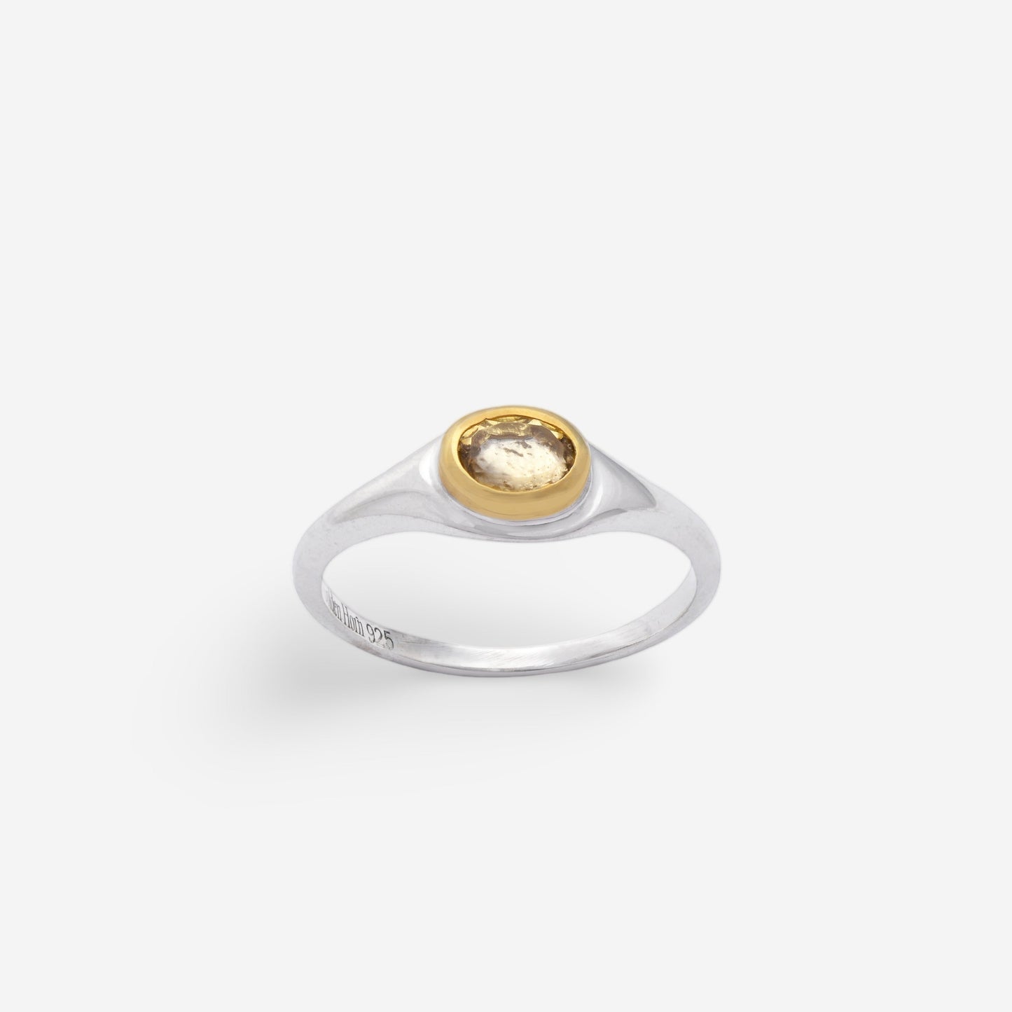 November Topaz Birthstone Ring Golden Horn Jewellery