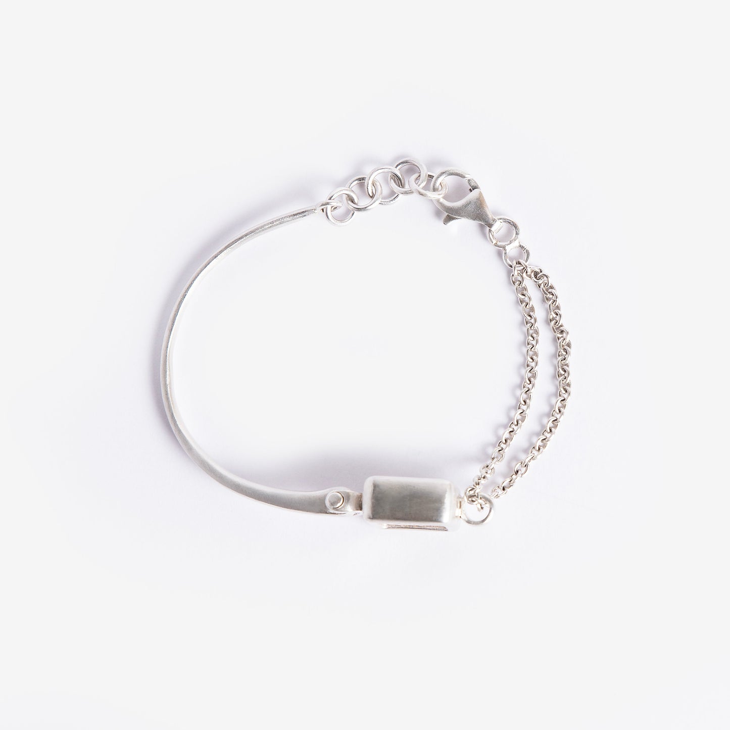 Pure Soap Charm Silver Bracelet-Golden Horn Jewellery