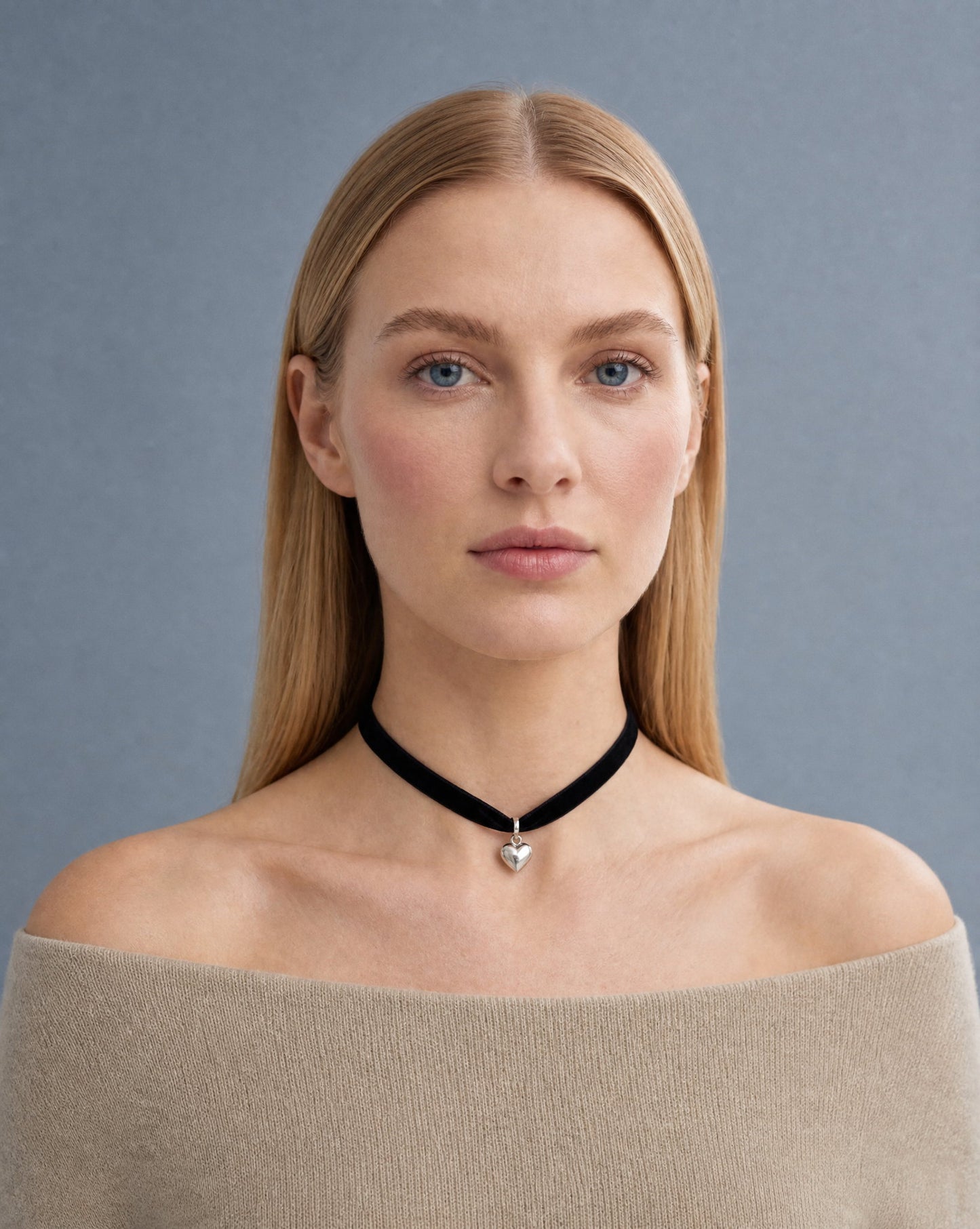 Black Velvet Choker Necklace worn – Golden Horn Jewellery