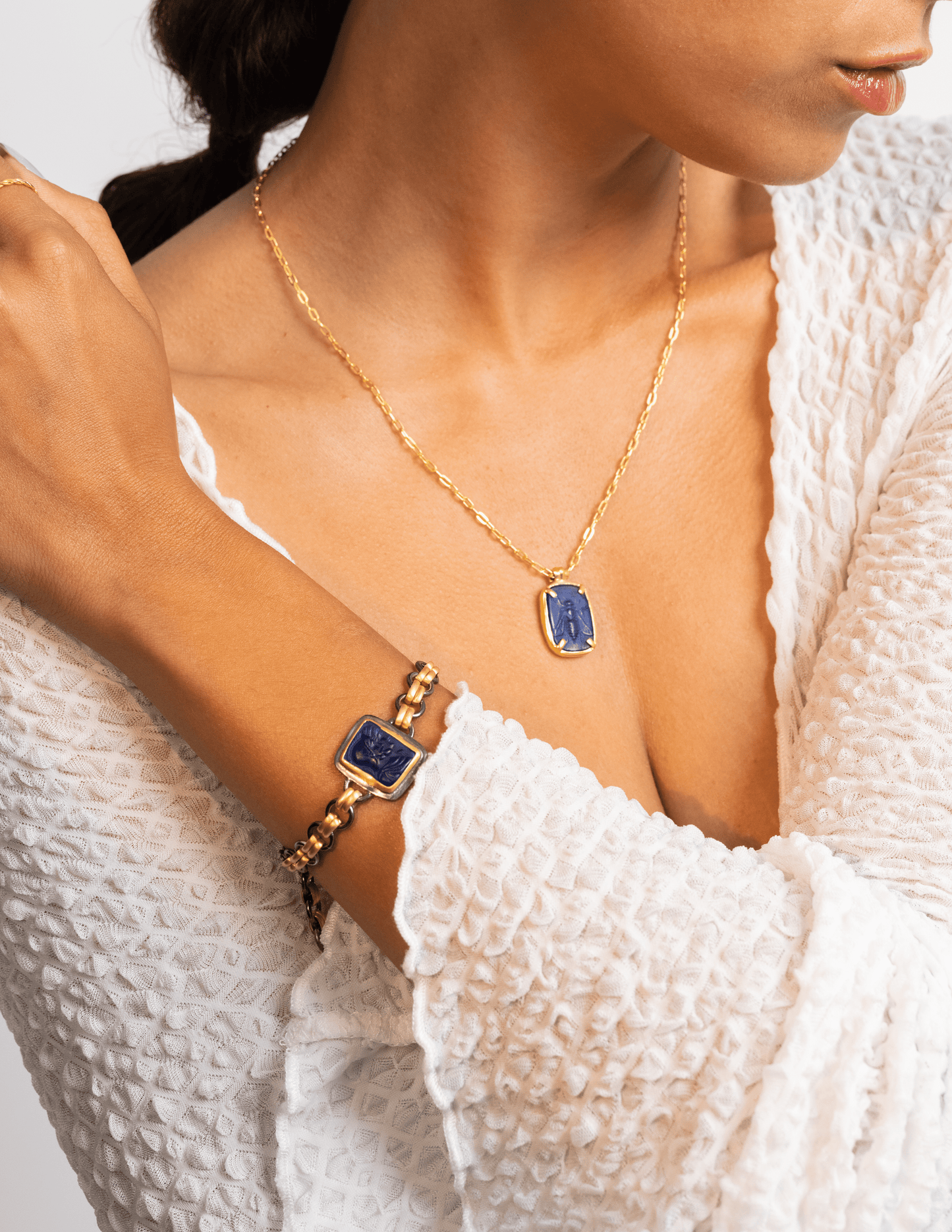 Father & Son Bracelet - Golden Horn