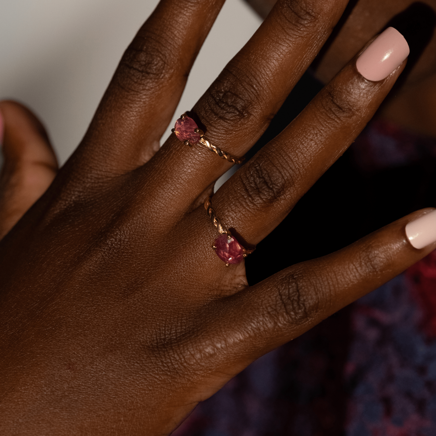 Pink Duchess Ring - Golden Horn