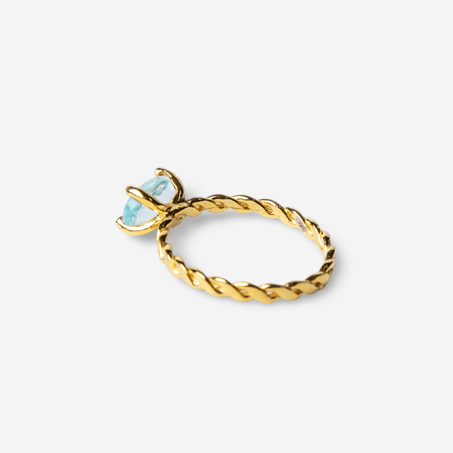 Innocent Blue Duchess Ring- Golden Horn Jewellery