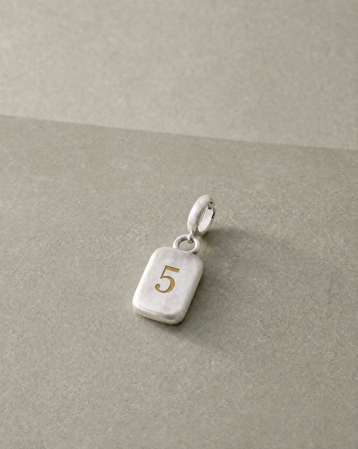 Number 5 Numerology Pendant still life – Golden Horn Jewellery