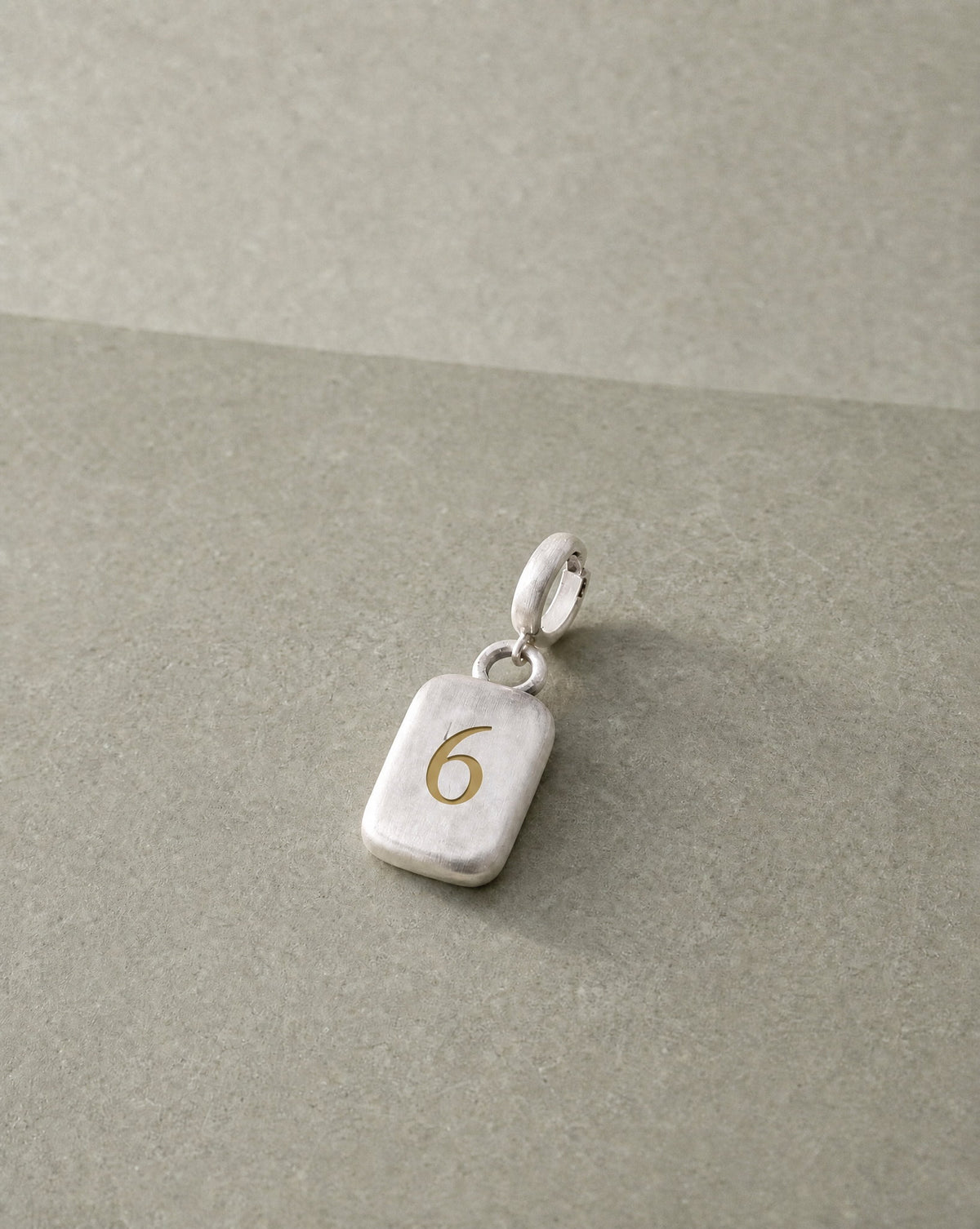 Number 6 Numerology Pendant still life – Golden Horn Jewellery