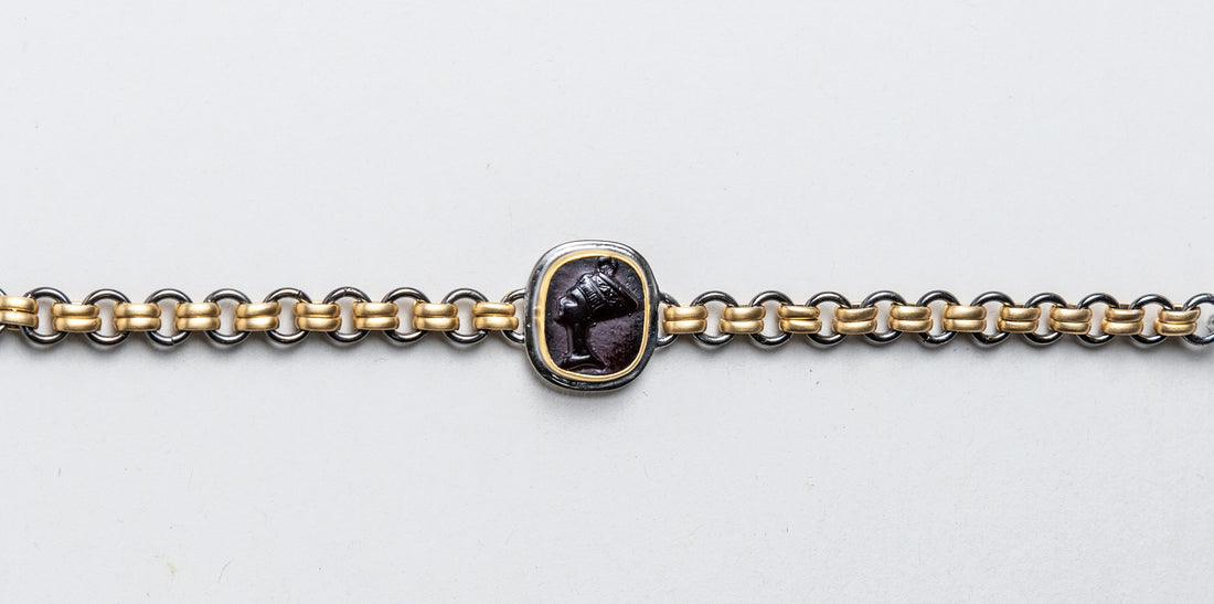 Embrace Royalty and Elegance with the Nefertiti Bracelet from Golden Horn Jewellery