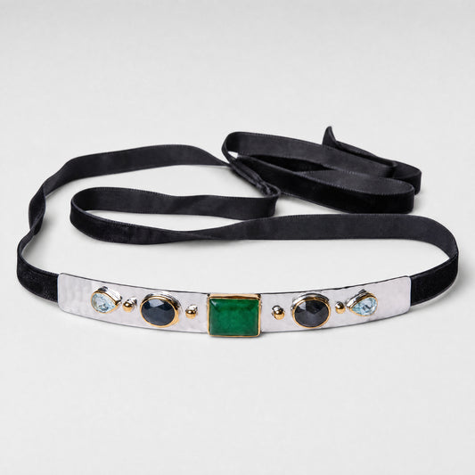 Helen Jade Gemstones Choker – handmade jewellery by Golden Horn