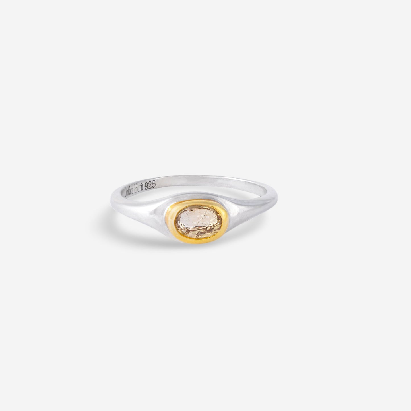 November Topaz Birthstone Ring Golden Horn Jewellery