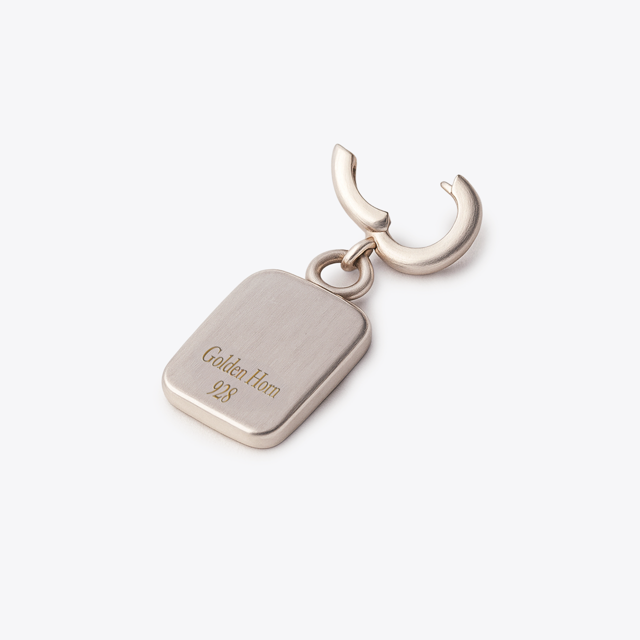 Number 1  Numerology Pendant - Golden Horn