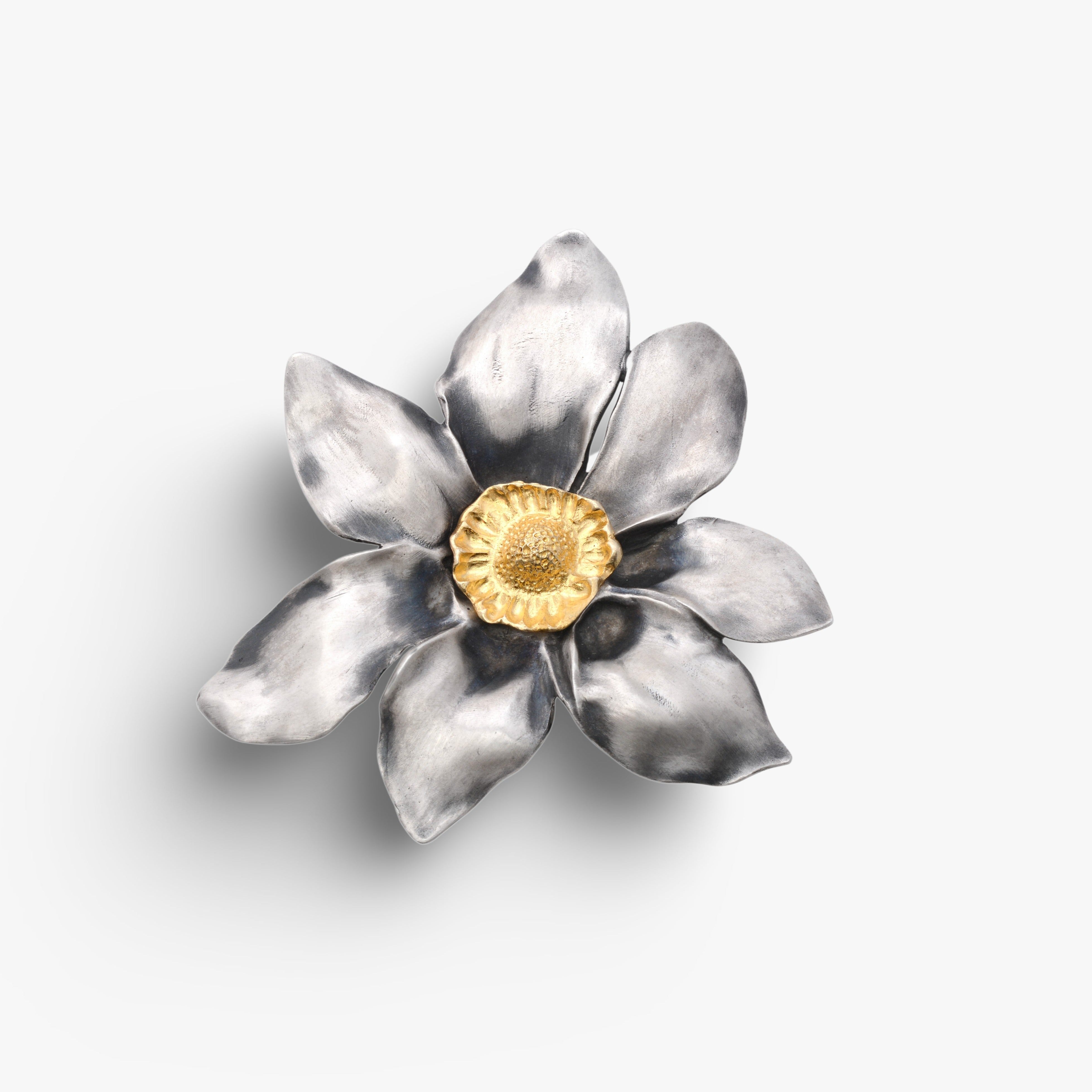 Queen Flower Silver Pendant- Golden Horn Jewellery