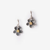 Spring Flower J Hoop Earrings
