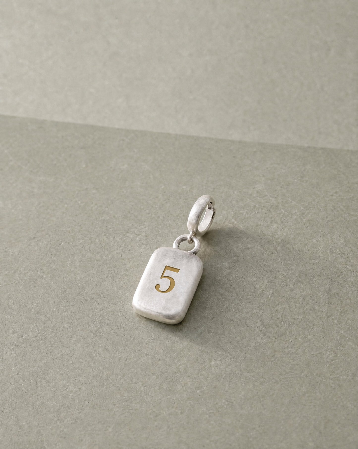 Number 5 Numerology Pendant still life – Golden Horn Jewellery