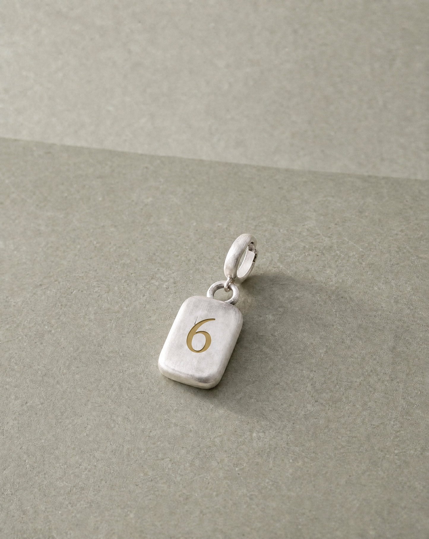 Number 6 Numerology Pendant still life – Golden Horn Jewellery
